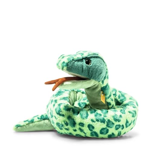 Steiff Gin Schlange grün 130 cm, Soft Cuddly Friends, Kuscheltier Schlange, Flauschiges Stofftier zum Spielen & Kuscheln, aus kuschelweichem Plüsch für babysanfte Haut, waschmaschinenfest Steiff Gin Schlange grün 130 cm, Soft Cuddly Friends, Kuscheltier Schlange, Flauschiges Stofftier zum Spielen & Kuscheln, aus kuschelweichem Plüsch für babysanfte Haut, waschmaschinenfest von Steiff