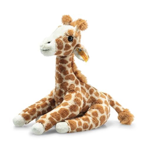 Steiff Gina Giraffe - 25 cm - Kuscheltier - Hellbraun gefleckt, Honey Yellow, 067631 von Steiff