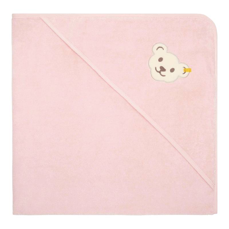 Steiff Kapuzen-Badetuch Frottee Bär rosa von Steiff