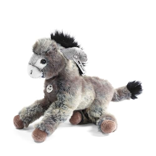 Steiff Kleiner Freund Esel Issy - 24 cm - Kuscheltier für Kinder - weich & waschbar - grau/beige (280337) von Steiff