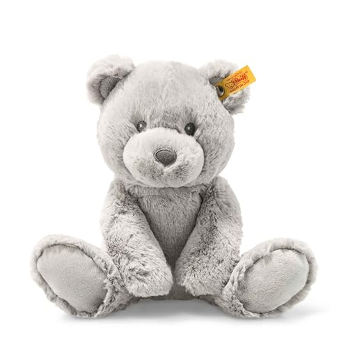 Steiff Kuscheltier Bearzy Teddybär, Süßes Stofftier, Jungen, Mädchen & Babys ab 0 Monaten, Friends, Plüschtier 28 cm, Hellgrau, 241543 Steiff Kuscheltier Bearzy Teddybär, Süßes Stofftier, Jungen, Mädchen & Babys ab 0 Monaten, Friends, Plüschtier 28 cm, Hellgrau, 241543 von Steiff