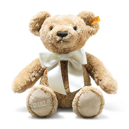 Steiff Kuscheltier Cosy Jahresbär 2025, Süßes Stofftier mit Kunststoffaugen, Kinder, Jungen & Mädchen, Soft Cuddly Friends, Plüschtier 34 cm, Beige, 114113 Steiff Kuscheltier Cosy Jahresbär 2025, Süßes Stofftier mit Kunststoffaugen, Kinder, Jungen & Mädchen, Soft Cuddly Friends, Plüschtier 34 cm, Beige, 114113 von Steiff