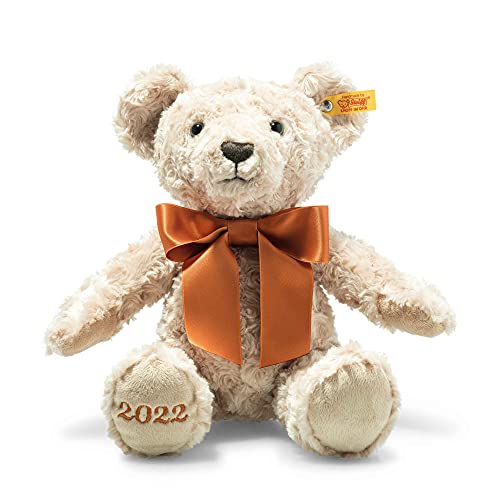 Steiff Kuscheltier Jahresbär 2022 Cosy, Süßes Stofftier mit Namen, Jungen, Mädchen & Babys ab 0 Monaten, Plüschtier, Teddybär 34 cm klein, 113895 Steiff Kuscheltier Jahresbär 2022 Cosy, Süßes Stofftier mit Namen, Jungen, Mädchen & Babys ab 0 Monaten, Plüschtier, Teddybär 34 cm klein, 113895 von Steiff