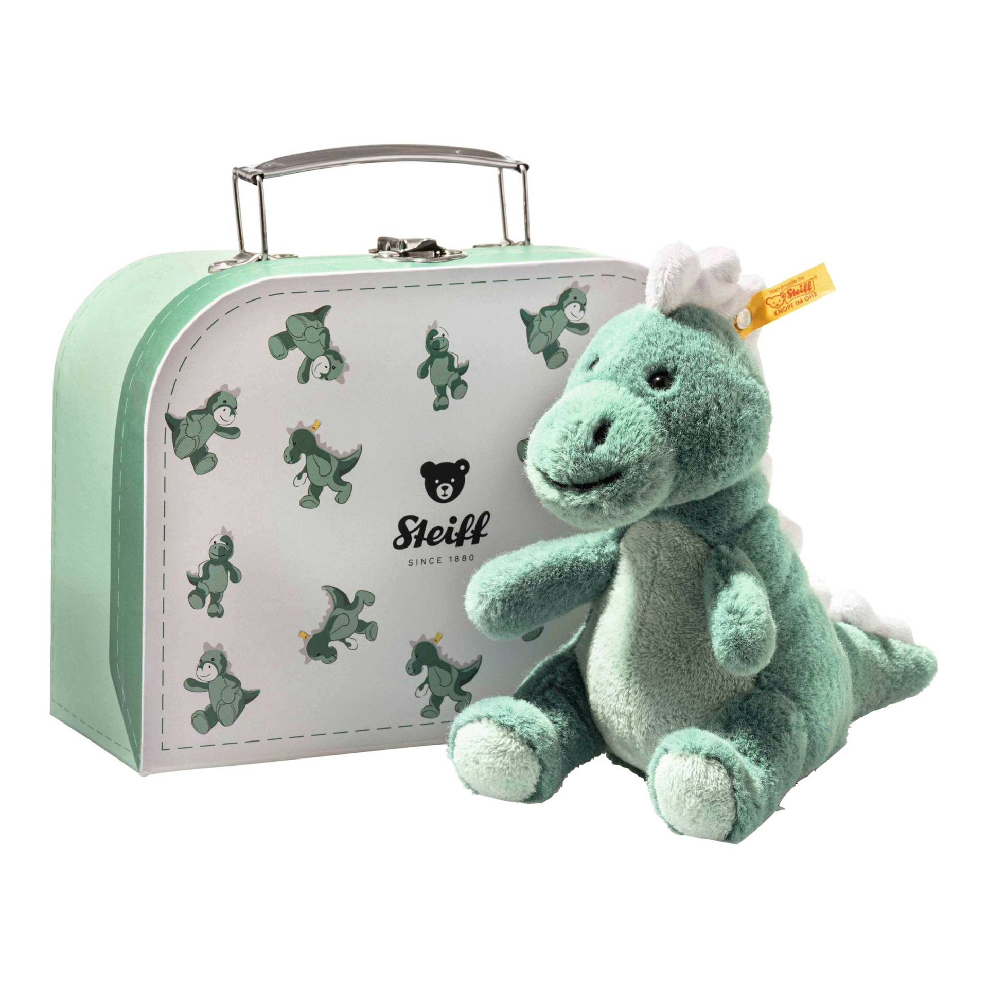 Steiff Kuscheltier Joshi Baby T-Rex im Koffer 16cm von Steiff