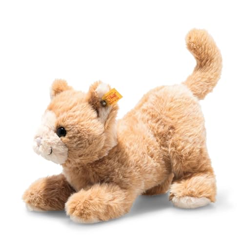 Steiff Kuscheltier Cassie Katze, Süßes Stofftier mit Kunststoffaugen, Kinder, Jungen & Mädchen, Soft Cuddly Friends, Plüschtier 26 cm, Orange, 099182 Steiff Kuscheltier Cassie Katze, Süßes Stofftier mit Kunststoffaugen, Kinder, Jungen & Mädchen, Soft Cuddly Friends, Plüschtier 26 cm, Orange, 099182 von Steiff