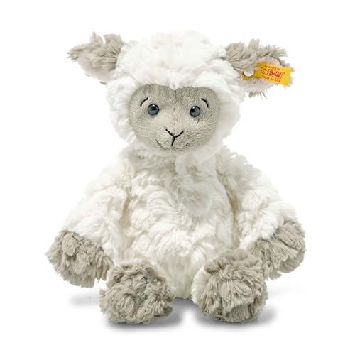 Steiff Kuscheltier Lamm Lita, Süßes Stofftier, Jungen, Mädchen & Babys ab 0 Monaten, Soft Cuddly Friends, Plüschtier 20 cm klein, 073946 von Steiff