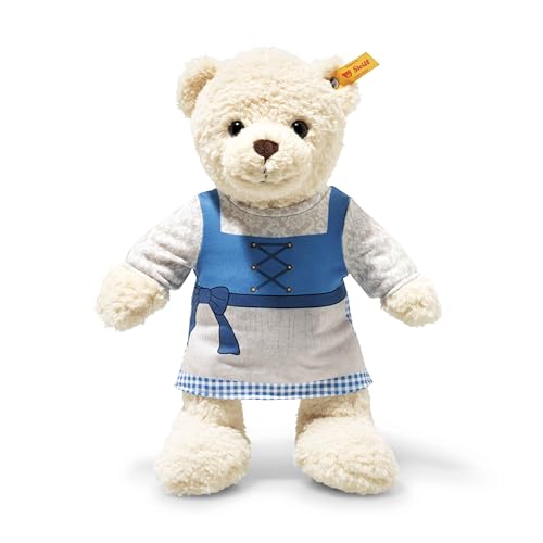 Steiff Kuscheltier Mila Teddybär im Dirndl, Süßes Stofftier mit Kunststoffaugen, Kinder, Jungen & Mädchen, Friends, Plüschtier 30 cm, Beige, 988639 Steiff Kuscheltier Mila Teddybär im Dirndl, Süßes Stofftier mit Kunststoffaugen, Kinder, Jungen & Mädchen, Friends, Plüschtier 30 cm, Beige, 988639 von Steiff