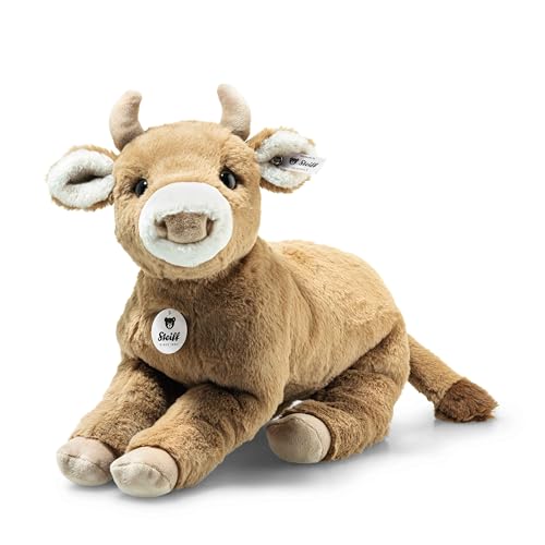 Steiff Kuscheltier Resi Kalb, Süßes Stofftier mit Kunststoffaugen, Kinder, Jungen & Mädchen, Plüschtier 32 cm, Braun, 069857 Steiff Kuscheltier Resi Kalb, Süßes Stofftier mit Kunststoffaugen, Kinder, Jungen & Mädchen, Plüschtier 32 cm, Braun, 069857 von Steiff