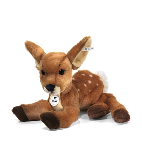 Steiff Kuscheltier Rieke Schlenker-Rehkitz, Süßes Stofftier mit Kunststoffaugen, Kinder, Jungen & Mädchen, Plüschtier 35 cm, Hellbraun, 070433 Steiff Kuscheltier Rieke Schlenker-Rehkitz, Süßes Stofftier mit Kunststoffaugen, Kinder, Jungen & Mädchen, Plüschtier 35 cm, Hellbraun, 070433 von Steiff