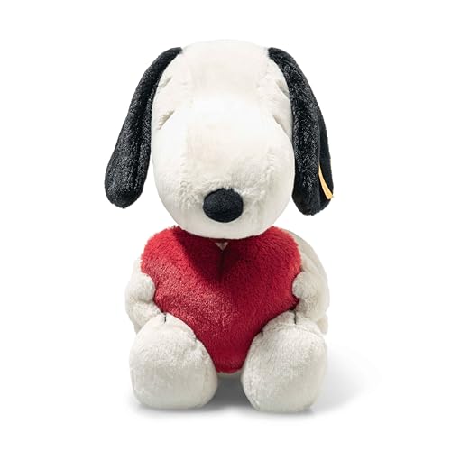Steiff Kuscheltier Snoopy Love, Süßes Stofftier, Jungen, Mädchen & Babys ab 0 Monaten, Friends, Plüschtier 30 cm, Weiß, 024375 Steiff Kuscheltier Snoopy Love, Süßes Stofftier, Jungen, Mädchen & Babys ab 0 Monaten, Friends, Plüschtier 30 cm, Weiß, 024375 von Steiff