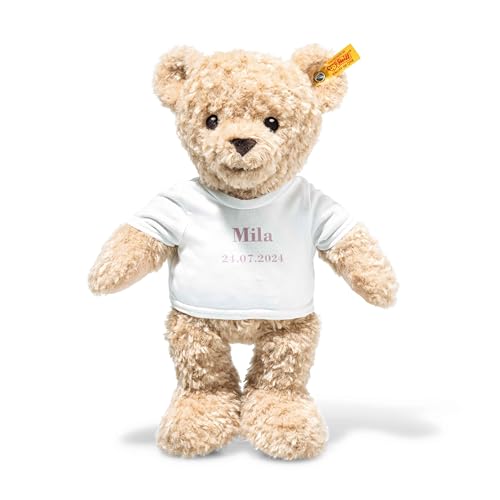 Steiff Kuscheltier Teddybär zur Geburt, Süßes Stofftier, Jungen, Mädchen & Babys ab 0 Monaten, Plüschtier 32 cm, Beige, 242748 Steiff Kuscheltier Teddybär zur Geburt, Süßes Stofftier, Jungen, Mädchen & Babys ab 0 Monaten, Plüschtier 32 cm, Beige, 242748 von Steiff