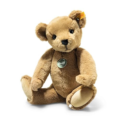 Steiff Lio Teddybär braun 35 cm, Teddies for Tomorrow, Kuscheltier Teddy, Stofftier Bär aus kuschelweichem Plüsch, Flauschiges Plüschtier zum Spielen & Kuscheln, waschmaschinenfest Steiff Lio Teddybär braun 35 cm, Teddies for Tomorrow, Kuscheltier Teddy, Stofftier Bär aus kuschelweichem Plüsch, Flauschiges Plüschtier zum Spielen & Kuscheln, waschmaschinenfest von Steiff