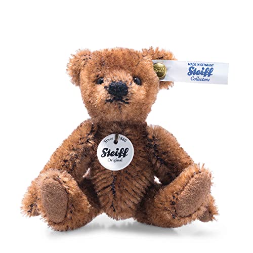 Steiff Mini Teddybär-9 cm-Sammlerartikel-kein Spielzeug-abwaschbar-braun (028151) von Steiff