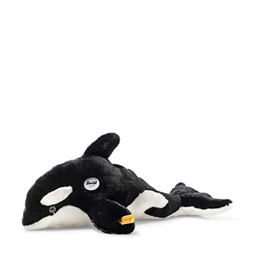 Steiff 067525 Ozzie Orca - 37 cm - Kuscheltier - schwarz/Weiss von Steiff