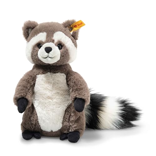 Steiff Pedro Waschbär 23cm braun/Weiss, Kuscheltier Waschbär, weiches Schmusetier, aus kuschelweichem Plüsch, Stofftier für Mädchen und Jungen, waschmaschinenfest Steiff Pedro Waschbär 23cm braun/Weiss, Kuscheltier Waschbär, weiches Schmusetier, aus kuschelweichem Plüsch, Stofftier für Mädchen und Jungen, waschmaschinenfest von Steiff