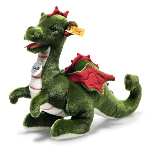 Steiff 067198 Rocky Drache - 32 cm - Kuscheltier - Gruen stehend von Steiff