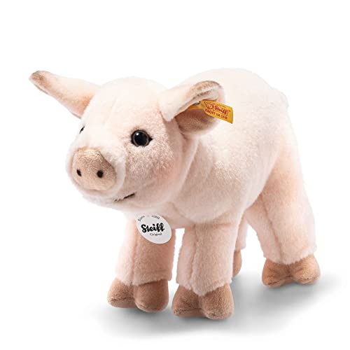 Steiff Sissi Schweinchen stehend 30 cm, rosa Plüschtier Schwein, Flauschiges Stofftier zum Kuscheln und Spielen, für Mädchen und Jungen, ideal als Geschenkidee, Glücksbringer von Steiff