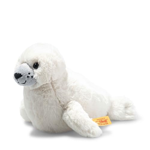 Soft Cuddly Friends ARO Heuler - 20 cm - Kuscheltier für Kinder - weich & kuschelig - waschbar - weiß (063886) von Steiff