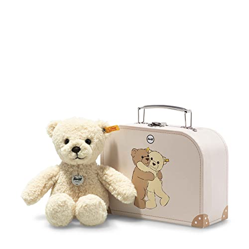Steiff 114038 Teddybär Mila - 21 cm - Kuscheltier - vanille im Koffer von Steiff