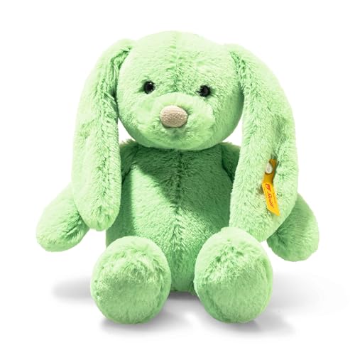 Steiff Tilda Hase 20cm grün, Plüschtier mit Schlappohren, Soft Cuddly Friends, Flauschiges Stofftier zum Kuscheln und Spielen, Kuscheltier für Mädchen und Jungen, waschmaschinenfest Steiff Tilda Hase 20cm grün, Plüschtier mit Schlappohren, Soft Cuddly Friends, Flauschiges Stofftier zum Kuscheln und Spielen, Kuscheltier für Mädchen und Jungen, waschmaschinenfest von Steiff