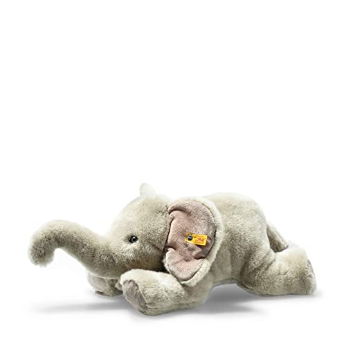 Steiff Trampili Elefant - 42 cm - grau liegend, Silver Birch, 085116 von Steiff