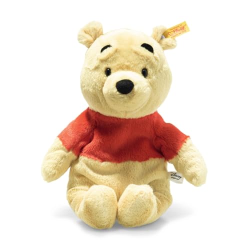 Soft Cuddly Friends Disney Originals Winnie Puuh - 29 cm - Kuscheltier für Kinder - weich & kuschelig - waschbar - blond (024528) von Steiff