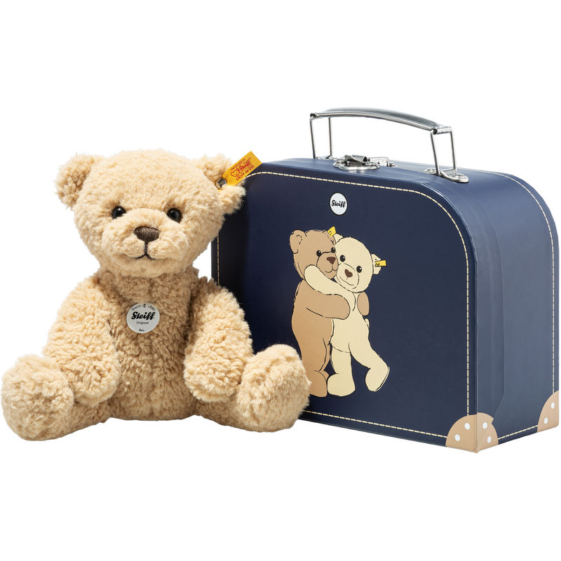 Teddybär BEN (21cm) im Koffer in hellbraun von Steiff