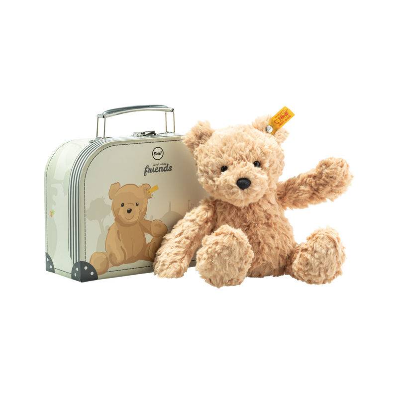 Teddybär JIMMY (25cm) im Koffer in hellbraun von Steiff