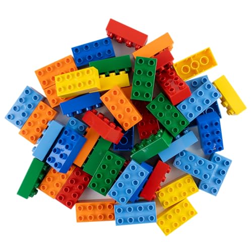 Kreatives Bauen leicht gemacht! 50x Lego® DUPLO® 2x4 Bausteine – Farbenfroher Spielspaß für kleine Architekten! von Stein-Experte
