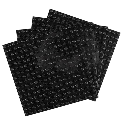 Lego® 16x16 Bauplatten Schwarz 4 Stück – Stabil, vielseitig & beidseitig bebaubar! von Stein-Experte