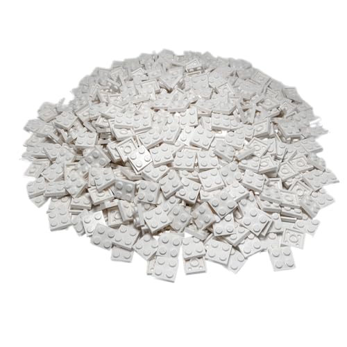 Lego® 2x2 Bauplatten Weiß – 100 Stück Lego® Platte 3022 | Kreatives Bauen & Ergänzen | Kompatibel, Großpackung für Bauprojekte, MOCs & Ersatzteile von Stein-Experte