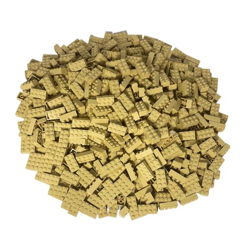 Lego® 2x4 Classic Basic Steine Bausteine Beige - 100 Stück | Konstruktionspielzeug, Lernspielzeug zur Entwicklung und zum Lernen für Kinder ab 3 Jahre von Stein-Experte