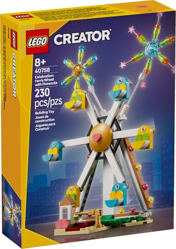 Lego® 40758 Große Feier – Riesenrad mit Feuerwerk | Exklusives Bauset mit beweglichem Fahrgeschäft & Figuren | Geschenkidee für Kinder & Sammler von Stein-Experte
