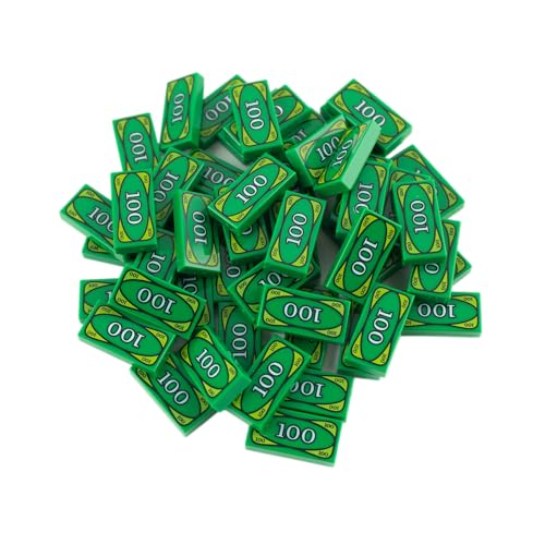 Lego® 50 Stück 100$ Dollar Fliesen – Perfekt für Banken, Geschäfte & actiongeladene Räuber-Szenen! von Stein-Experte