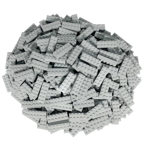 Lego® Bausteine 2x6 Hellgrau (2456) – 100 Stück – Klassische Steine zum Bauen & Erweitern von Stein-Experte