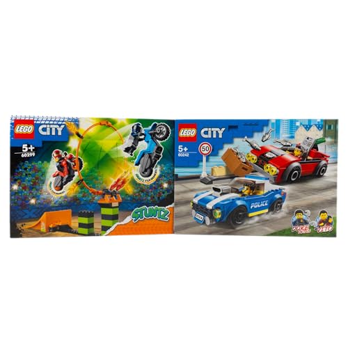 Lego® City Action-Duo: 60299 Stunt-Show & 60242 Autobahn-Festnahme – Adrenalin pur! von Stein-Experte