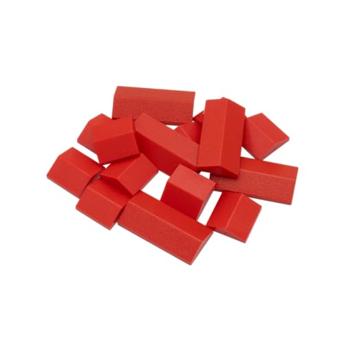 Lego® City Dachsteine – 15x rote Firststeine für traumhafte Häuschen & Coole Bauten (5X 2x4 + 10x 2x2) von Stein-Experte