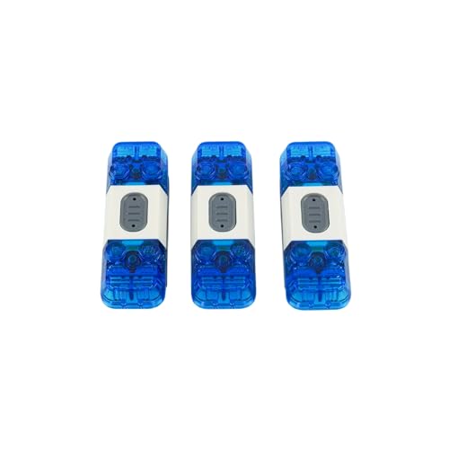 Lego® City Polizei Feuerwehr Krankenwagen Sirenen Set – 3 Stück – Polizeisirene, Feuerwehrsirene & Blaulicht – Baue kreative Einsatzfahrzeuge! von Stein-Experte