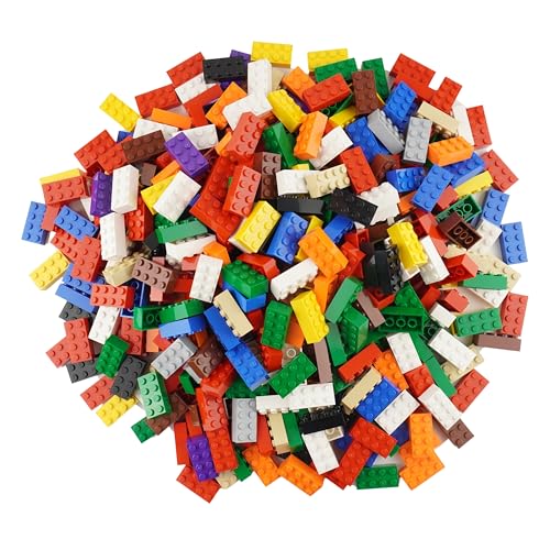 Lego® Classic 2x4 Bausteine – 100 Stück Bunte Basic Steine | Konstruktionsspielzeug & Lernspielzeug für Kinder ab 3 Jahren | Fördert Kreativität & Motorik von Stein-Experte
