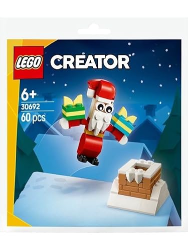 Lego® Creator Der Weihnachtsmann im Schornstein (30692) – 60 Teile | Festliches Mini-Bauset | Weihnachtszauber & Geschenkideen für Kinder & Sammler von Stein-Experte