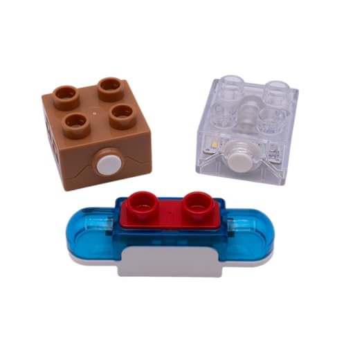 Lego® DUPLO® Blinklichter + Tiergeräusche Set – 3 Stück - Leuchtende Bausteine für kreativen Spielspaß | Kompatibel & sicher von Stein-Experte
