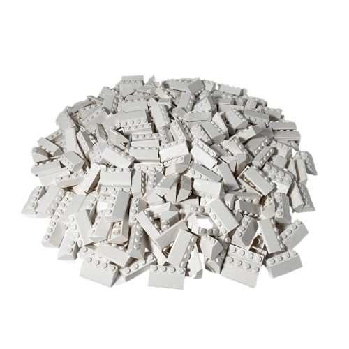 Lego® Dachstein 2x4 Weiß (3037) – 100er Set NEU – Schrägstein für Dächer, MOCs & Architekturprojekte von Stein-Experte