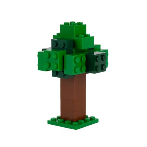 Lego® MOC Minecraft Baum – Pixel-Look Baum für Lego® MOCs, Dioramen & Spielwelten Teile 21 – Jede Mischung individuell zusammengestellt von Stein-Experte