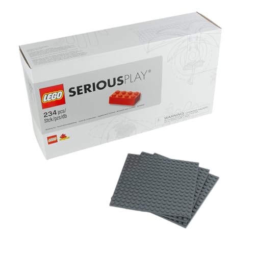Lego® Serious Play 2000414 Starterset mit 3 Platten – Das ideale Set für kreative Workshops, Teambuilding und nachhaltige Problemlösung – Jede Mischung individuell zusammengestellt von Stein-Experte