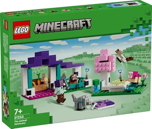 Lego Minecraft 21253 Das Tierheim – BAU- und Spielset mit vielen Tierfiguren für Mädchen und Jungen ab 7 Jahren, Geschenk für Kinder und Gamer von Stein-Experte