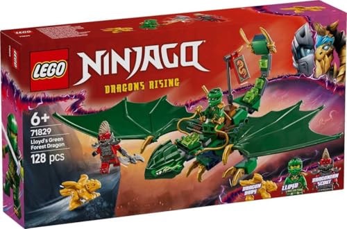 Lego Ninjago 71829 – Lloyds Grüner Walddrache | Bewegliches Drachen-Spielset mit Ninja-Minifigur | Actionspielzeug für Kinder ab 6 Jahren von Stein-Experte