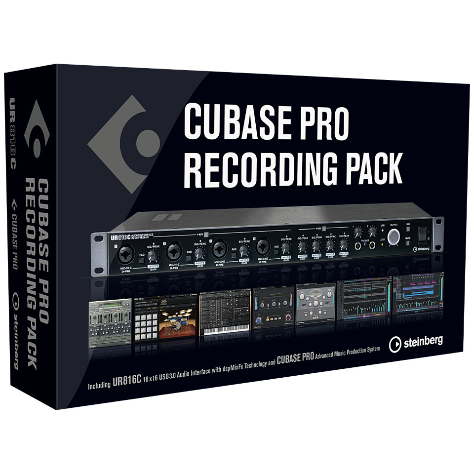 Steinberg Cubase Pro Recording Pack Audio Interface von Steinberg