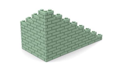 Steinchenshop 215 Stück City Bausteine Klemmbausteine Mauersteine Masonry Brick Bausteine sandgreen (sandgrün) von Steinchenshop