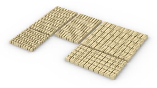 Steinchenshop Klemmbausteine 350 Stück Bricks Klassische Bausteine kompatibel mit Lego (tan) von Steinchenshop
