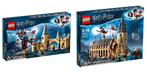 Lego® Harry Potter 2er Set: 75953 Die Peitschende Weide von Hogwarts + 75954 Die große Halle von Hogwarts von Steinchenwelt